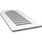 Ekena Millwork Round Top Surface Mount PVC Gable Vent: Functional, w/ 3-1/2"W x 1"P Standard Frame, 16"W x 36"H GVPRT16X3601SF - alternate 3